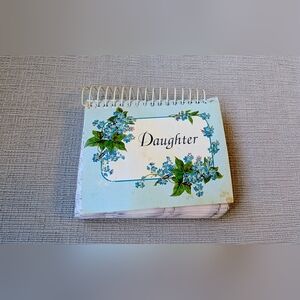 Daily Calendar for Daughter